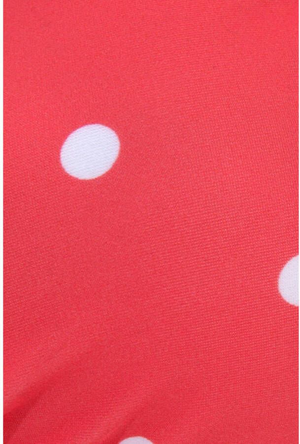 s.Oliver voorgevormde beugel bikinitop met stippen rood wit