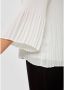 S.Oliver BLACK LABEL blousetop met plisse wit - Thumbnail 2