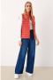 S.Oliver RED LABEL Wide leg high rise jeans met stretch model 'Suri' - Thumbnail 4