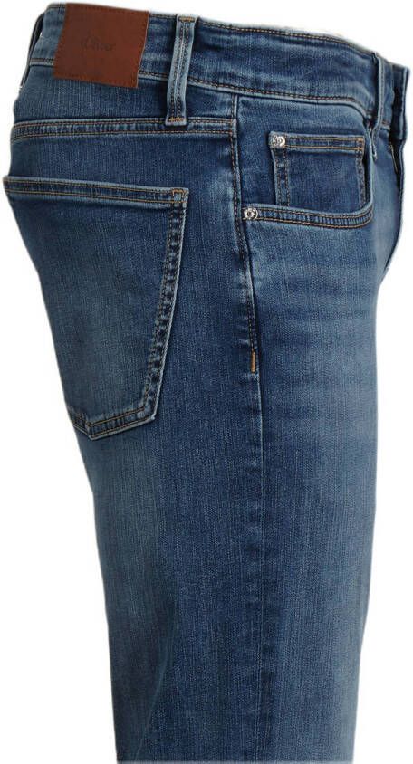 s.Oliver slim fit jeans KEITH blauw