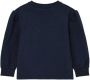 S.Oliver sweater met printopdruk donkerblauw Printopdruk 104 110 - Thumbnail 2