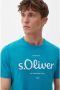 S.Oliver RED LABEL T-shirt met labelprint - Thumbnail 4