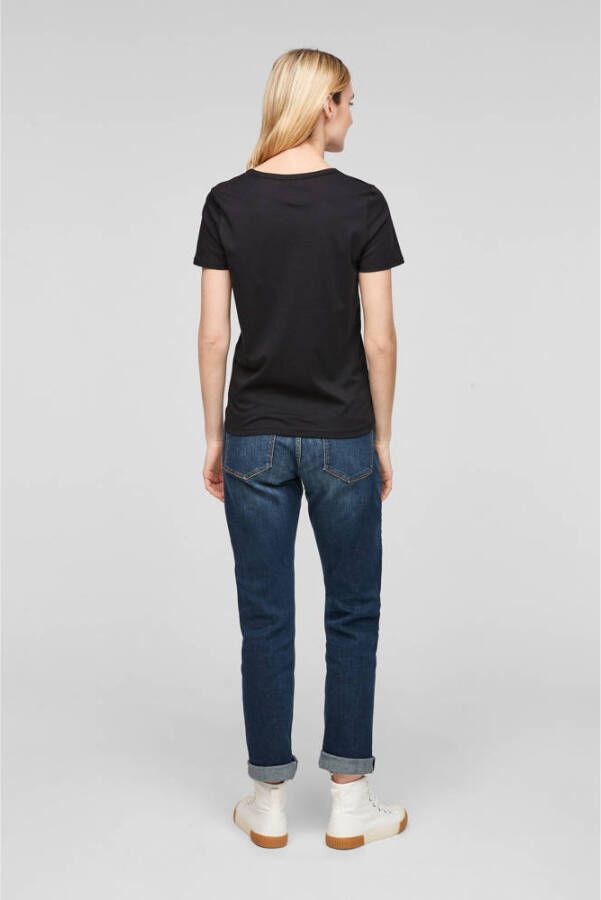 s.Oliver T-shirt zwart