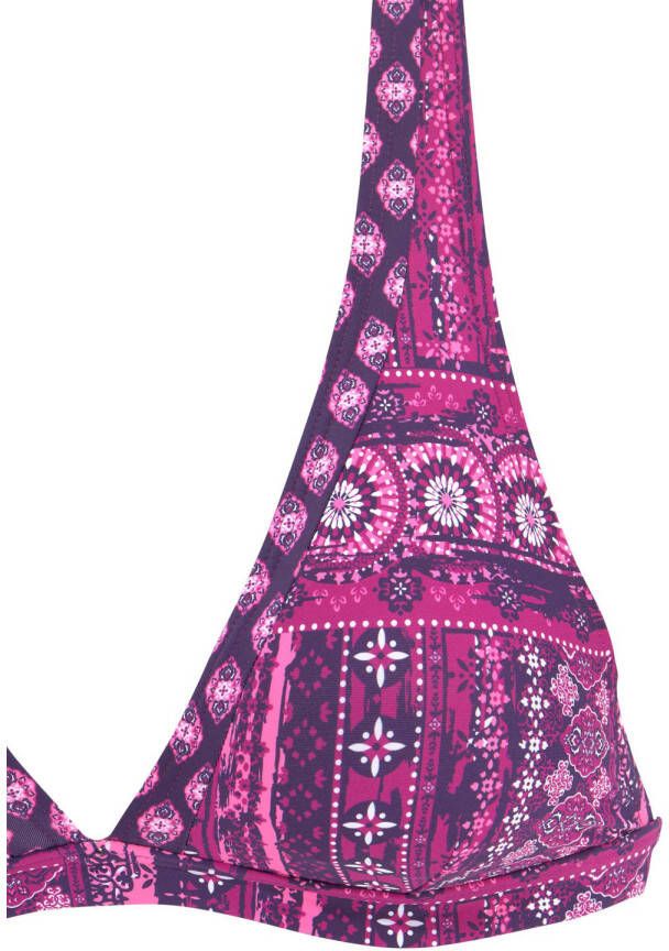 s.Oliver voorgevormde bikini paars roze