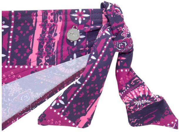 s.Oliver voorgevormde strapless bandeau bikini paars roze