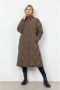Soyaconcept Gewatteerde lange jas met opstaande kraag model 'Nina' - Thumbnail 2