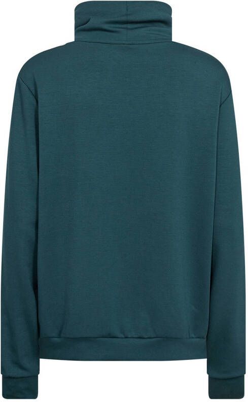 Soyaconcept sweater SC-BANU 153 met printopdruk donkergroen