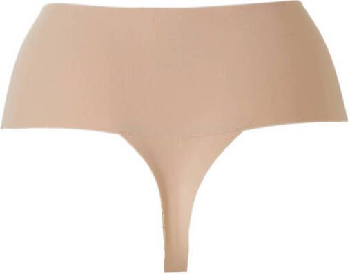 SPANX Undie-tectable seamless licht corrigerende string lichtbeige