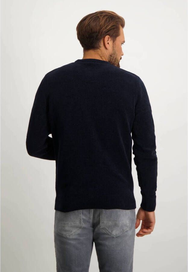 State of Art fijngebreide trui darkblue