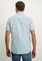 State of Art regular fit overhemd met all over print wit kobalt - Thumbnail 3