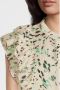 Summum Woman Kleurrijke mouwloze blouse met speelse details Meerkleurig Dames - Thumbnail 4