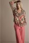 Summum Woman Elegante Patchwork Viscose Blouse Multicolor Dames - Thumbnail 3