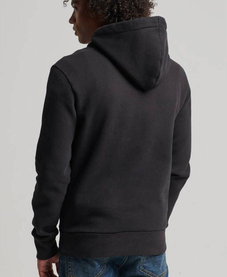 Superdry hoodie met logo black