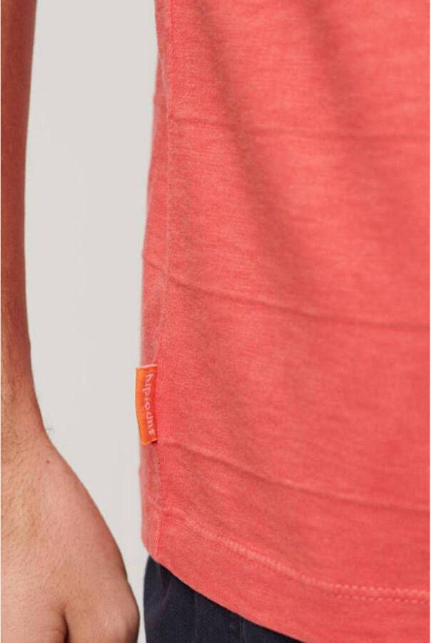 Superdry regular fit T-shirt cayenne pink