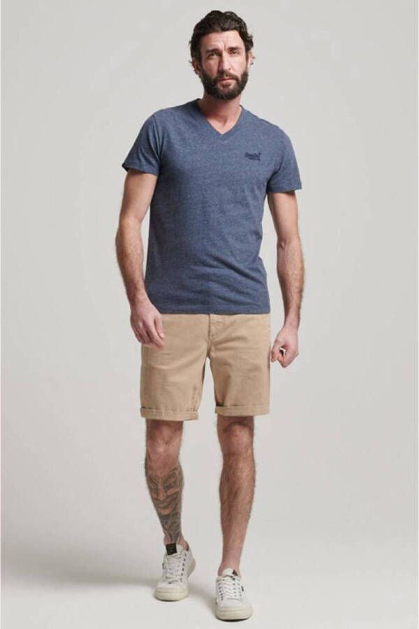 Superdry slim fit T-shirt navy marl