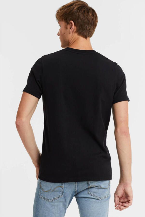 Superdry T-shirt met all over print black