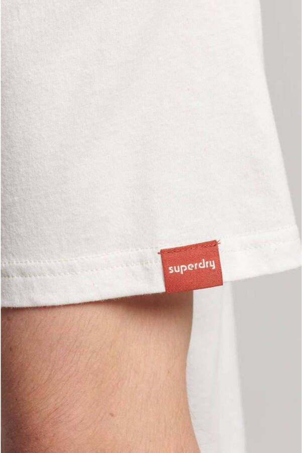 Superdry T-shirt met logo wit
