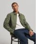 Superdry tussenjas met polokraag legergroen - Thumbnail 4