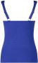 Ten Cate Beach TC WOW voorgevormde tankini bikinitop met textuur blauw - Thumbnail 2