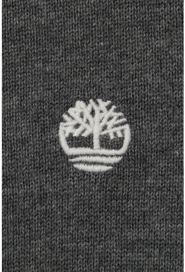 Timberland fijngebreide trui van katoen antraciet