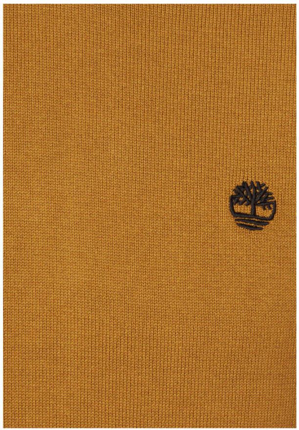 Timberland fijngebreide trui van biologisch katoen oranje