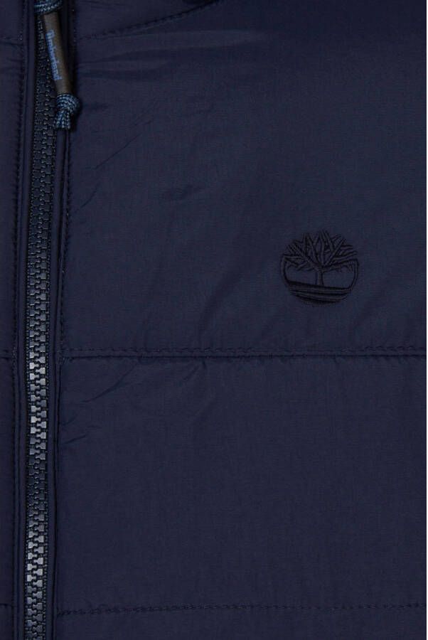 Timberland gewatteerde jas Garfield met logo blauw