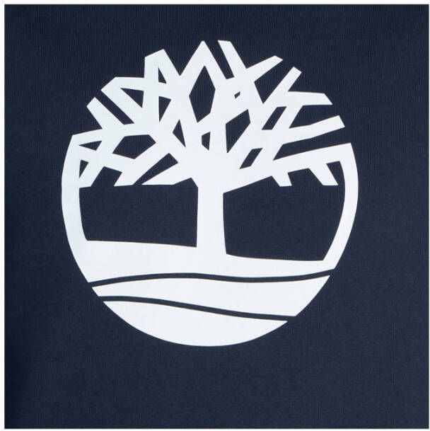 Timberland hoodie met logo donkerblauw