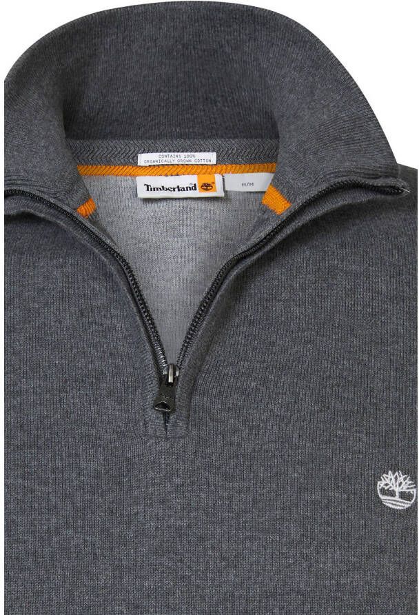 Timberland sweater met logo grijs