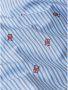 TOMMY HILFIGER Dames Blouses Cmd Stripe New Oversizd Co Shirt Lichtblauw - Thumbnail 7