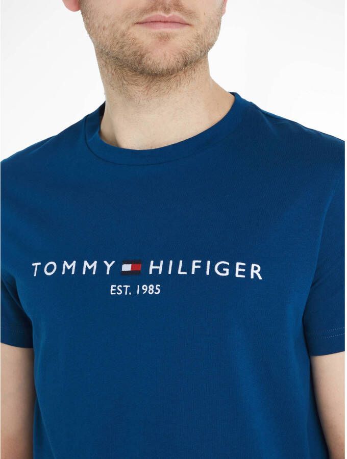 Tommy Hilfiger T-shirt met logo midnight navy