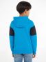 Tommy Hilfiger hoodie ESSENTIAL COLORBLOCK aquablauw zwart Sweater Jongens Sweat (duurzaam) Capuchon 110 - Thumbnail 2