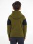 Tommy Hilfiger hoodie ESSENTIAL donkergroen donkerblauw Sweater Meisjes Sweat (duurzaam) Capuchon 104 - Thumbnail 3