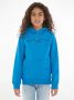Tommy Hilfiger hoodie U ESSENTIAL met logo hardblauw Sweater Sweat (duurzaam) Capuchon 104 - Thumbnail 2