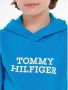 Tommy Hilfiger hoodie met logo aquablauw Sweater Logo 104 - Thumbnail 2