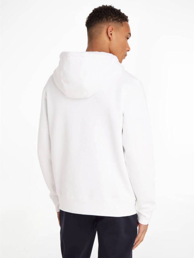 Tommy Hilfiger hoodie met biologisch katoen white