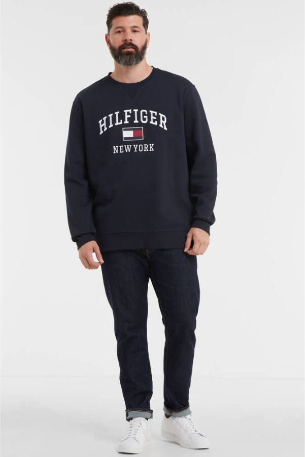 Tommy Hilfiger Big & Tall sweater Plus Size met logo desert sky