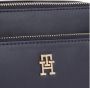 Tommy Hilfiger Blauwe Schoudertas Iconic Tommy Camera Bag Solid - Thumbnail 5