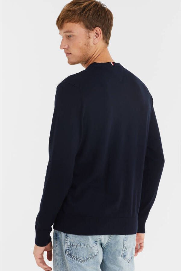 Tommy Hilfiger fijngebreide trui met wol desert sky