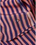 Tommy Hilfiger gestreepte maxi blousejurk rood donkerblauw - Thumbnail 6