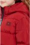Tommy Hilfiger gewatteerde winterjas U ALASKA van gerecycled polyester rood Jongens Meisjes Gerecycled polyester (duurzaam) Capuchon 110 - Thumbnail 4