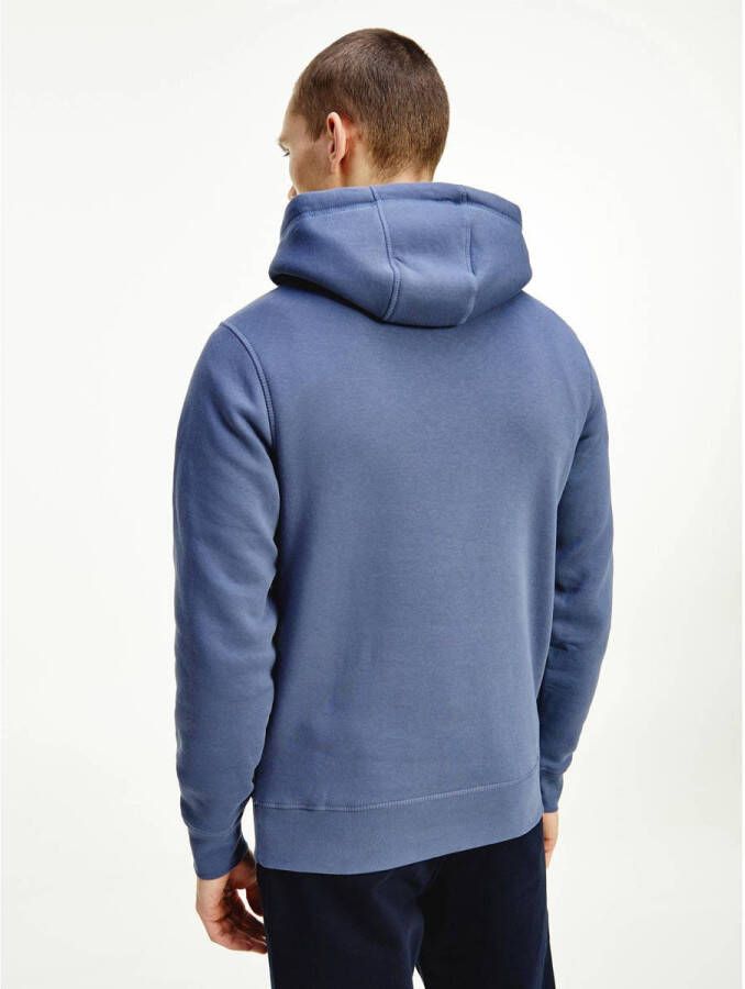 Tommy Hilfiger hoodie met biologisch katoen faded indigo