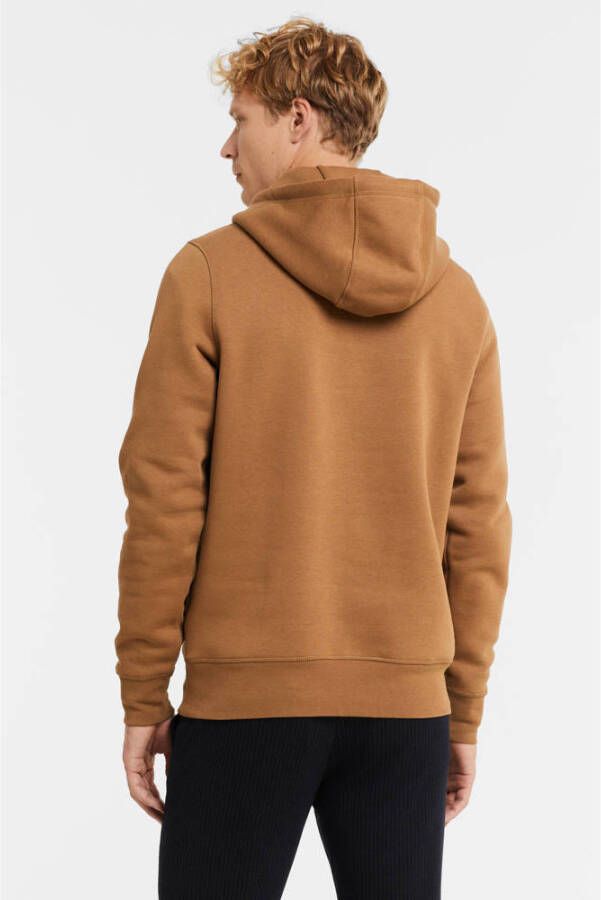 Tommy Hilfiger hoodie met logo desert khaki