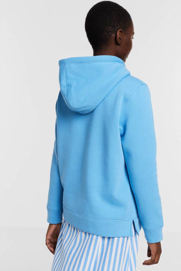 Tommy Hilfiger hoodie met logo en borduursels blauw