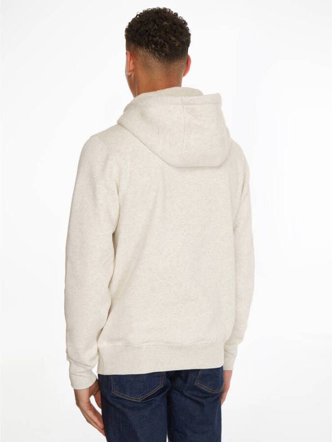 Tommy Hilfiger hoodie met logo heathered oatmilk