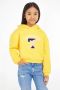Tommy Hilfiger hoodie T VARSITY met printopdruk geel Sweater Printopdruk 104 - Thumbnail 3