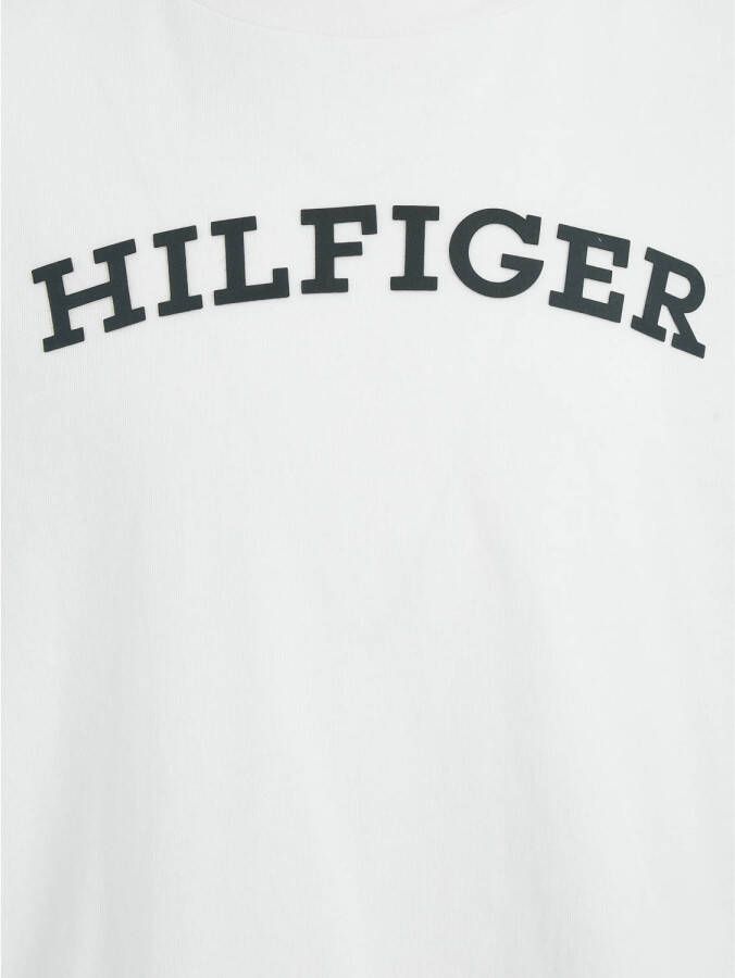 Tommy Hilfiger longsleeve MONOTYPE met logo wit