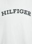 Tommy Hilfiger longsleeve MONOTYPE met logo wit Meisjes Katoen Ronde hals 116 - Thumbnail 3