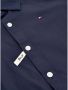 Tommy Hilfiger overhemd met logo donkerblauw Jongens Stretchkatoen Klassieke kraag 128 - Thumbnail 4