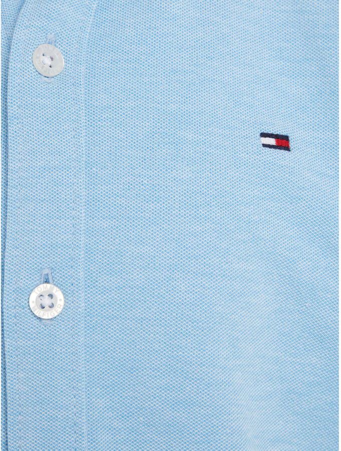 Tommy Hilfiger overhemd met logo lichtblauw