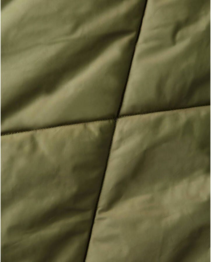 Tommy Hilfiger quilted gewatteerde jas van gerecycled polyester groen